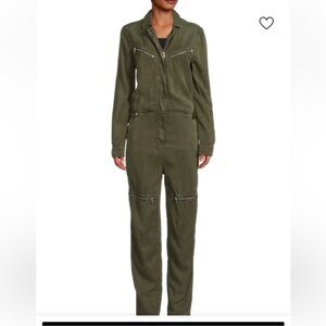 Women's Military Green Color Jumpsuit